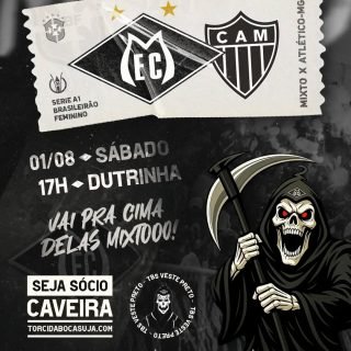 As tigresas voltam ao Dutra pelo Brasileirão A1 com a chance de dar um passo gigantesco rumo a permanência na elite do futebol brasileiro! 

⚠️ SANGUE NO OLHO JOGADORAS! VAMOS JUNTOS BUSCAR OS 3 PONTOS! ⚠️

⚽ Mixto x Atlético-MG
🗓️ 01/08/2026
🕠 17h00 (MT)
🏟️ Dutrinha
⏩ Brasileirão A1

#Mixto #FutebolFeminino #TorcidaBocaSuja #TorcidaOrganizada #Arquibancada