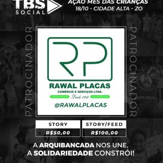 Parceria fechada para fazer a alegria da criançada! 🤝🖤🤍

É com muita satisfação que anunciamos o @rawalplacas como apoiador oficial do nosso Evento do Mês das Crianças da Torcida Boca Suja. Um apoio fundamental que chega para somar forças e nos ajudar a proporcionar um dia inesquecível, cheio de sorrisos e diversão para a nossa comunidade.

Cola no perfil deles, prestigia quem fortalece o nosso social e deixa aquela moral nos comentários! 👊

#mixtoec #TorcidaBocaSuja #TBS #social #diadascrianças