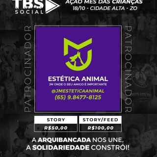 Parceria fechada para fazer a alegria da criançada! 🤝🖤🤍

É com muita satisfação que anunciamos a @jmesteticaanimal como apoiador oficial do nosso Evento do Mês das Crianças da Torcida Boca Suja. Um apoio fundamental que chega para somar forças e nos ajudar a proporcionar um dia inesquecível, cheio de sorrisos e diversão para a nossa comunidade.

Cola no perfil deles, prestigia quem fortalece o nosso social e deixa aquela moral nos comentários! 👊

#mixtoec #TorcidaBocaSuja #TBS #social #diadascrianças