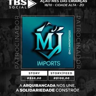 Parceria fechada para fazer a alegria da criançada! 🤝🖤🤍

É com muita satisfação que anunciamos a @mj.imports2025 como apoiador oficial do nosso Evento do Mês das Crianças da Torcida Boca Suja. Um apoio fundamental que chega para somar forças e nos ajudar a proporcionar um dia inesquecível, cheio de sorrisos e diversão para a nossa comunidade.

Cola no perfil deles, prestigia quem fortalece o nosso social e deixa aquela moral nos comentários! 👊

#mixtoec #TorcidaBocaSuja #TBS #social #diadascrianças