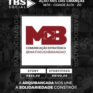 Parceria fechada para fazer a alegria da criançada! 🤝🖤🤍

É com muita satisfação que anunciamos o @matheusvbrandao como apoiador oficial do nosso Evento do Mês das Crianças da Torcida Boca Suja. Um apoio fundamental que chega para somar forças e nos ajudar a proporcionar um dia inesquecível, cheio de sorrisos e diversão para a nossa comunidade.

Cola no perfil dele, prestigia quem fortalece o nosso social e deixa aquela moral nos comentários! 👊

#mixtoec #TorcidaBocaSuja #TBS #social #diadascrianças